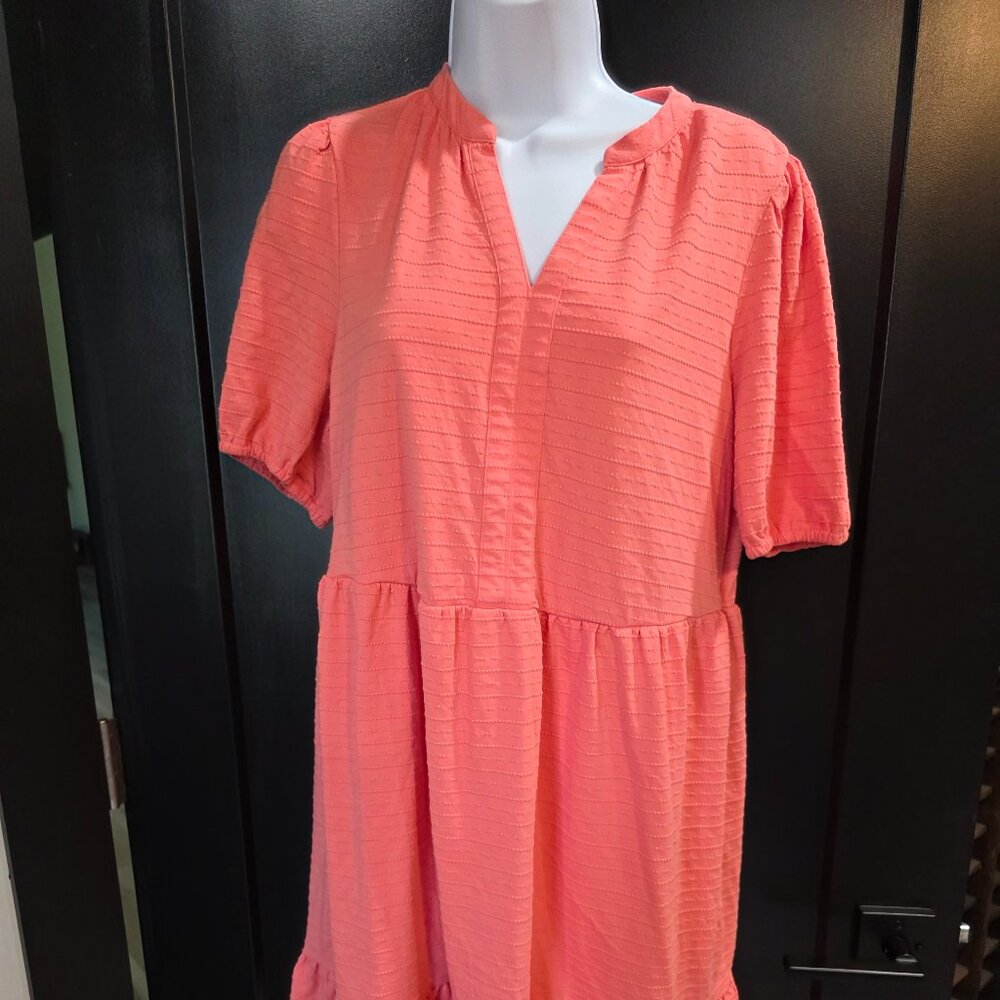 Loft Coral Dress Sz M